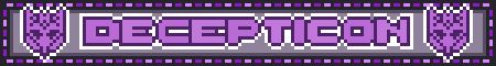 Decepticon Badge DECEPTICON